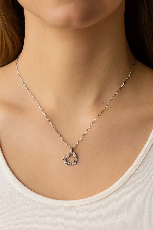 Open Heart Necklace