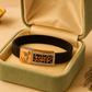 Premium Hanuman Engraved Men’s Bracelet Black Ceramic Stretch Band with Rose Gold Cutwork CZ Frame