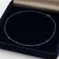 Elegant Silver Minimal Beads Anklet for Women & Girls | Dainty Daily Wear Adjustable Chain Anklet