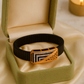 Vector Royale Bracelet in Rose Gold, Black Enamel & Diamonds, For Man