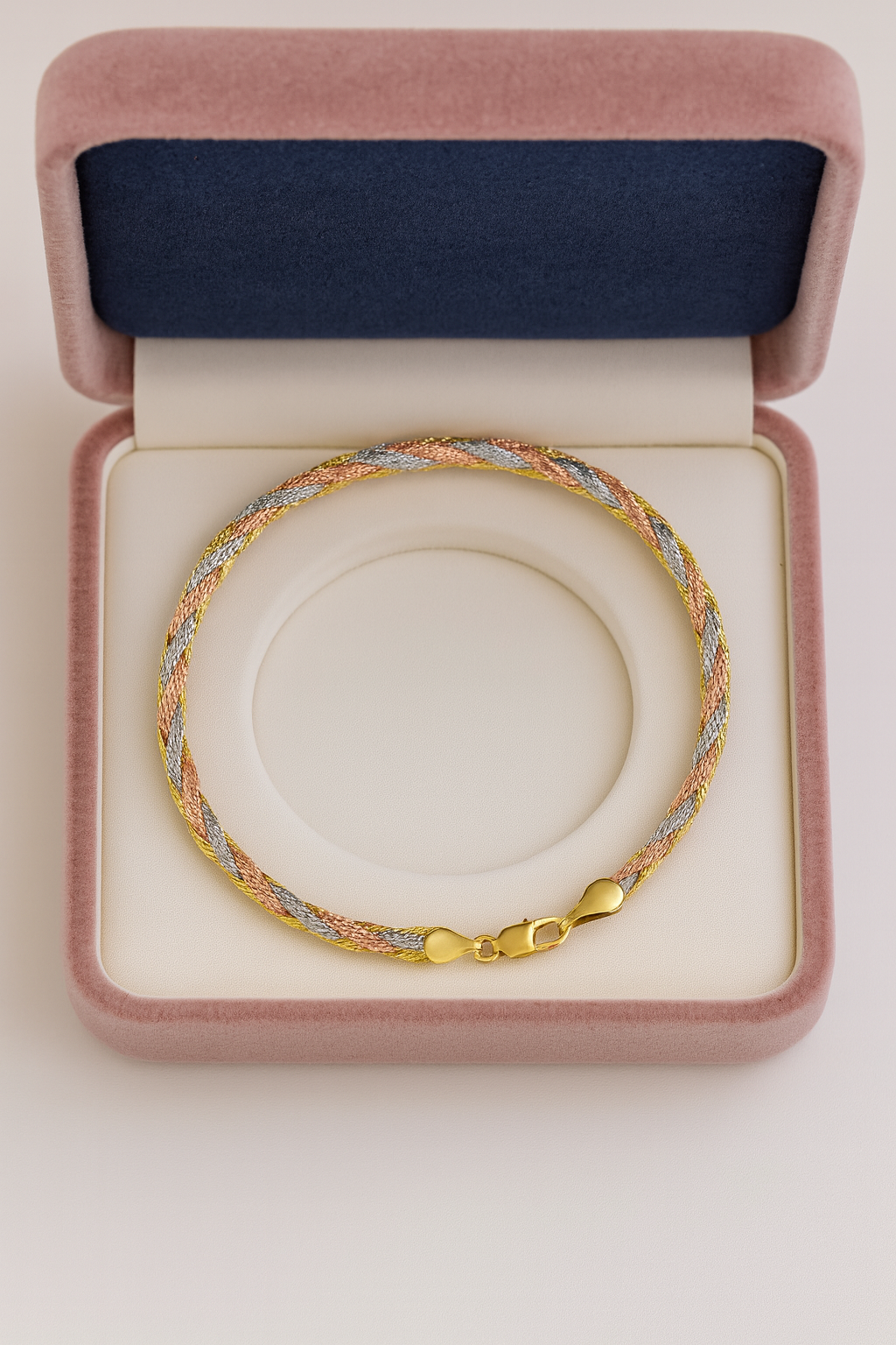 Elegant Silver Braided Rope Anklet for Women & Girls | Minimal Textured Daily Wear Adjustable Ankle Bracelet