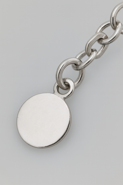 Elegant Silver Coin Charm Anklet for Women & Girls | Minimal Daily Wear Adjustable Chain Anklet