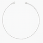 Elegant Silver Minimal Beads Anklet for Women & Girls | Dainty Daily Wear Adjustable Chain Anklet