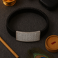 Premium Men’s Silver CZ Plate Bracelet Black Ceramic Stretch Band Luxury Designer Style
