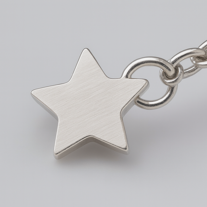 Elegant Silver Star Charm Anklet for Women & Girls | Minimal Daily Wear Adjustable Chain Anklet