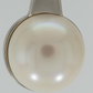 Classic Pearl Pendant Necklace with White Gold Finish