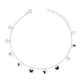 Elegant Silver Butterfly Charm Anklet for Women & Girls | Minimal Daily Wear Adjustable Chain Anklet