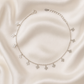 Elegant Silver Clover Charm Anklet for Women & Girls | Minimal Daily Wear Adjustable Chain Anklet