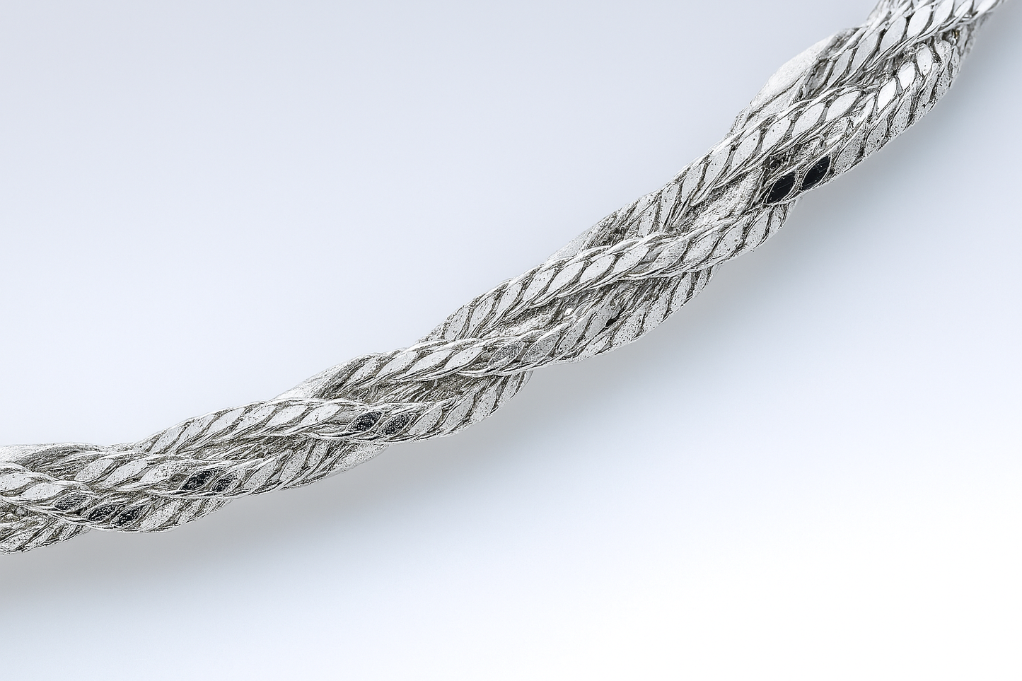 Elegant Silver Braided Rope Anklet for Women & Girls | Minimal Textured Daily Wear Adjustable Ankle Bracelet